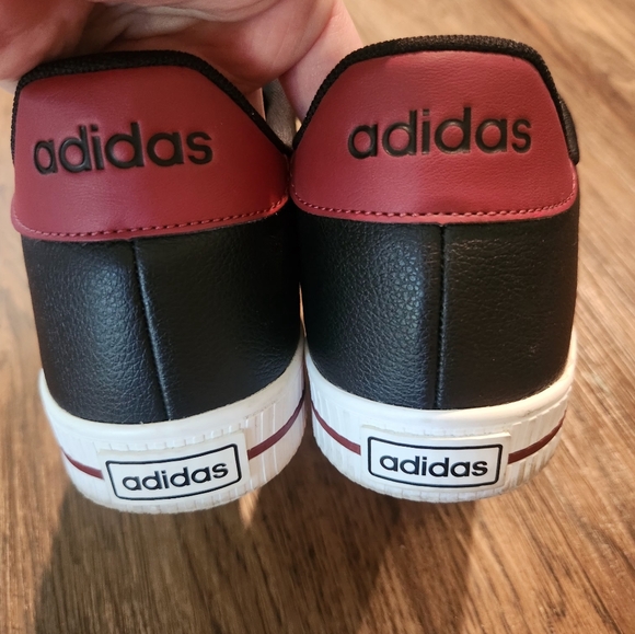 Adidas Black and White Men's Sneakers with Red Accents - Picture 3 of 7